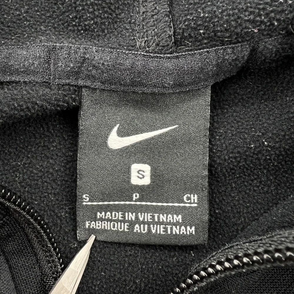 Nike Michigan State Performance Hoodie Mens S Black Full Zip Therma Fit Spartans